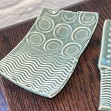 2 Piece half and half Platter by Dave Harper Ceramics from Barewall Art Gallery