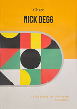 Chalk and Chaze by Nick Degg - Twin Poetry Books Chaze Book from Barewall Art Gallery