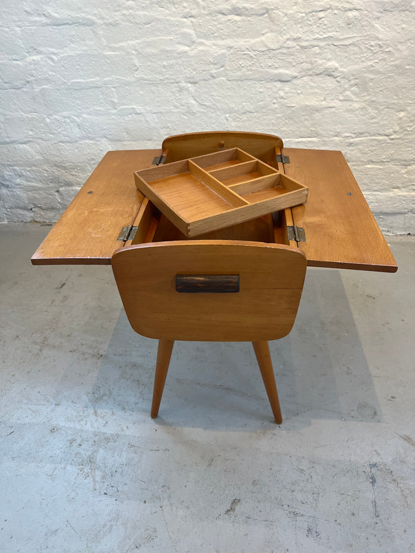 Vintage Mid Century Sewing Box by Lost and Found Projects