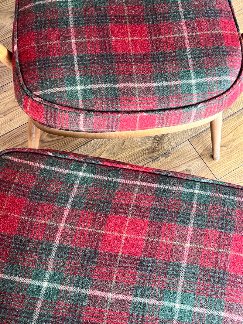 Original Mid Century Ercol 341 Footstool by Lost and Found Projects
