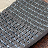 DH1 Black Ceramic New York Grid Platter 2024 by Dave Harper