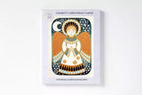Set of 6 Angel 2024 Christmas Cards by Karoline Rerrie supporting Artists General Benevolent Institution Cards from Barewall Art Gallery