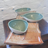 DH9 Ceramic Three Cupped Dishes with Bespoke Platter 2024 by Dave Harper
