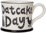 MP2 Stokieware Every Day is Oatcake Day Mug by Moorland Pottery Ceramics from Barewall Art Gallery