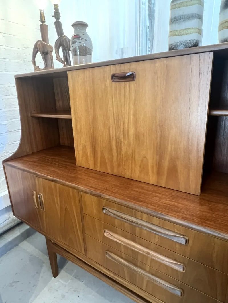 VINTAGE MID CENTURY G PLAN SIDEBOARD:  Fresco designed by Victor Wilkins by Lost and Found Projects