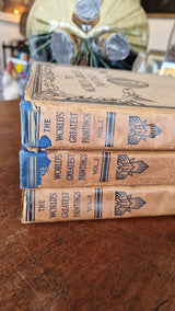 A Set of The World's Greatest Paintings books Volume 1,2 and 3 Book from Barewall Art Gallery