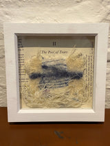 Alice in Wonderland inspired textile art. Pool of Tears. By Lost and Found Projects by Barewall