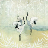 Art Greeting Cards by Rachel Grant Hokkaido Cranes Greetings Card Cards from Barewall Art Gallery