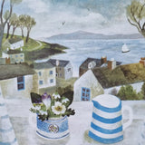 Art Greeting Cards by Sarah Bowman Cornish Jug Garden Flowers greeting card by Sarah Bowman Cards from Barewall Art Gallery