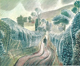Art Greeting Cards II 2024 by Eric Ravilious B: Wet Afternoon 1928 Cards from Barewall Art Gallery