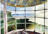 Art Greeting Cards II 2024 by Eric Ravilious C: Beachy Head Lighthouse Belle Tout 1939 Cards from Barewall Art Gallery