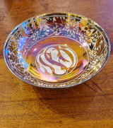 Arts and Crafts Style Silver Lustre Bowls circa 1925 signed by Moira Forsyth by Barewall