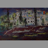 Athens Greece by Night by Muriel Pemberton Original Art from Barewall Art Gallery