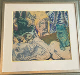 Bastet 1985 by Geoffrey Wynne RI Original Art from Barewall Art Gallery