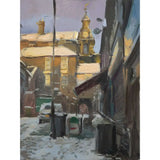 Brickhouse Street Day Break with Snow 2023 by Rob Pointon Original Art from Barewall Art Gallery