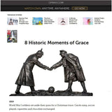 Christmas Truce Statue 2014 Maquette Sculpture by Andy Edwards Sculpture from Barewall Art Gallery