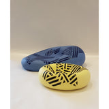 Cobalt Blue Blob with Sun Yellow Dish 2019 by Jessie Roberts by Barewall