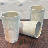 DH8 Set of Three Ceramic Porcelain Mini Vases 2024 by Dave Harper Ceramics from Barewall Art Gallery