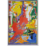 ENLA001 Small Acrylic Flow Series 1990s by Enos Lovatt by Barewall