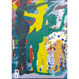 ENLA001 Small Acrylic Flow Series 1990s by Enos Lovatt by Barewall