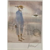 Fisherman by Mary Fedden RA signed limited edition print Print from Barewall Art Gallery
