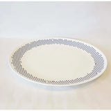 FLUX Bendot Collection by Marcus Steel for FLUX Stoke on Trent Plate 10" Cobalt Ceramics from Barewall Art Gallery