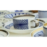 FLUX Geometrix Collection by Sarah Callard for FLUX Stoke on Trent Espresso cup and saucer Platinum Ceramics from Barewall Art Gallery