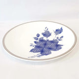FLUX Geometrix Collection by Sarah Callard for FLUX Stoke on Trent Plate 8" Platinum Ceramics from Barewall Art Gallery