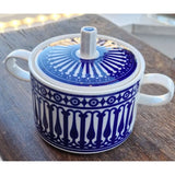 FLUX Novella Collection by Marcus Steel for FLUX Stoke on Trent Sugar Pot Cobalt Ceramics from Barewall Art Gallery