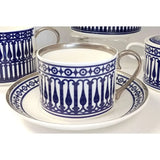 FLUX Novella Collection by Marcus Steel for FLUX Stoke on Trent Tea cup and saucer Platinum Ceramics from Barewall Art Gallery