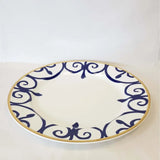 FLUX Rosette Collection by Denise Maloney for FLUX Stoke on Trent Charger 14" Gold Ceramics from Barewall Art Gallery