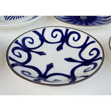 FLUX Rosette Collection by Denise Maloney for FLUX Stoke on Trent Mini collectable 5" Plate Platinum Ceramics from Barewall Art Gallery