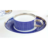 FLUX Solas Collection by Anthony Horrigan for FLUX Stoke on Trent Espresso cup and saucer Platinum Ceramics from Barewall Art Gallery