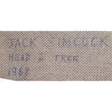 Head and Tree 1968 Oil by Jack Simcock Original Art from Barewall Art Gallery