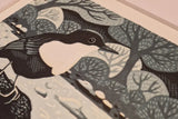 Little Dipper Lino Print 2024 by Louise Edwards Prints from Barewall Art Gallery