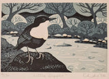 Little Dipper Lino Print 2024 by Louise Edwards Prints from Barewall Art Gallery