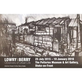 Lowry and Berry: Observers of Urban Life Art Exhibition Posters Allotment Sheds A3 Posters from Barewall Art Gallery