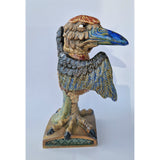 Martin Brothers inspired ceramic sculpture The Clerk by Burslem Pottery by Barewall