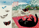Mary Fedden Art Greeting Cards by Mary Fedden Mary Fedden card Darious and Butterflies Cards from Barewall Art Gallery