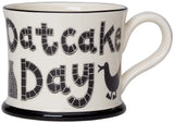 MP2 Stokieware Every Day is Oatcake Day Mug by Moorland Pottery Ceramics from Barewall Art Gallery