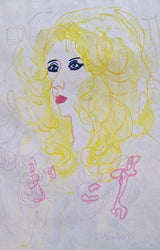 Portrait of a Young Woman in Yellow by Muriel Pemberton by Barewall