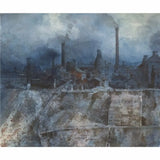 Potteries 20th Century Print Collection by Geoffrey Wynne RI Chimneys Print from Barewall Art Gallery