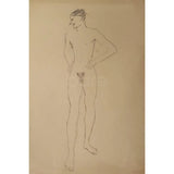 RC3 Male and Female Nude drawings by Raymond Coxon Original Art from Barewall Art Gallery