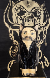 Head Cat Lemmy Limited Edition Figure – Signed & Numbered by Dappled Sky, Made in Stoke Ceramics from Barewall Art Gallery