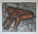 Crouching Nude 1962 by Arthur Berry Original Art from Barewall Art Gallery