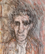 SOP012 Mr J Costello 1994 Original Mixed Media Painting by Arthur Berry Original Art from Barewall Art Gallery