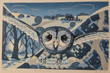 The Aviator 2023 Lino Print by Louise Edwards Prints from Barewall Art Gallery