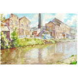 The Potteries and Canals Print Collection by Geoffrey Wynne RI Middleport Pottery Print from Barewall Art Gallery