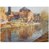 The Potteries and Canals Print Collection by Geoffrey Wynne RI Middleport Pottery III Print from Barewall Art Gallery