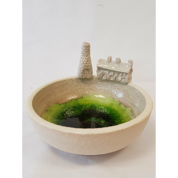 Ceramic and Glass Bottle Kiln Bowls 2021 by Shauna McCann